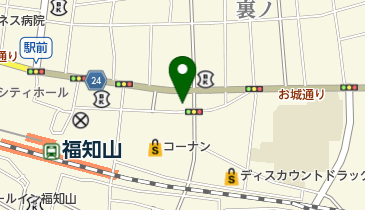 福知山公証役場の地図画像