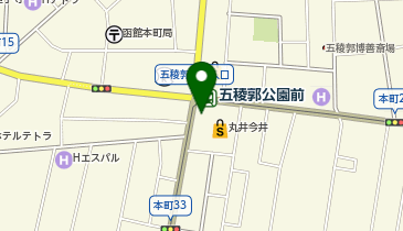 カラオケ ビッグエコー 函館五稜郭店の地図画像