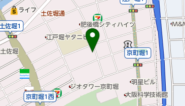 雲丹鍋 うに吉 肥後橋店の地図画像