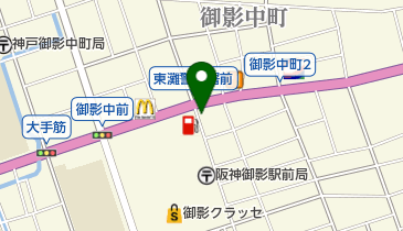 ジャンボ酒場 御影中町店の地図画像