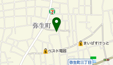 中野区立 ぱんだ公園の地図画像