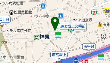 円山町わだつみの地図画像