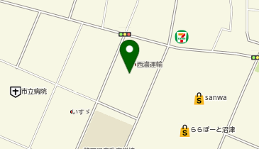 西濃運輸 沼津支店の地図画像