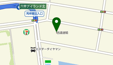 西濃運輸 神戸物流センターの地図画像