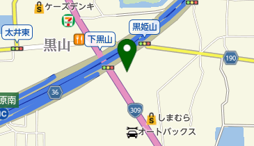 西濃運輸 大長運輸株式会社の地図画像