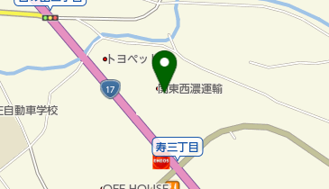 関東西濃運輸株式会社 本庄支店の地図画像