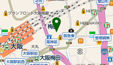 SHIRO(シロ) 阪急うめだ店の地図画像