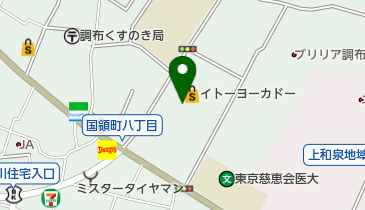 ペットの専門店コジマ 国領店の地図画像