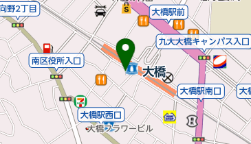 レイクALSA 大橋自動契約コーナーの地図画像