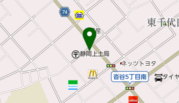 レイクALSA 流通通り自動契約コーナーの地図画像