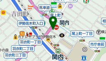 レイクALSA 横浜関内自動契約コーナーの地図画像