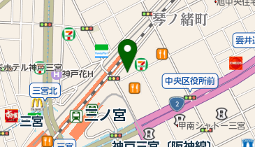 レイクALSA 三ノ宮東口自動契約コーナーの地図画像