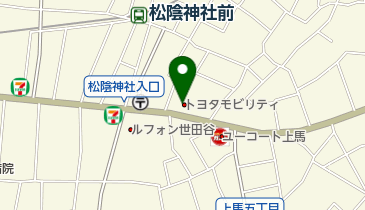 トヨタモビリティ東京株式会社 若林世田谷通り店の地図画像