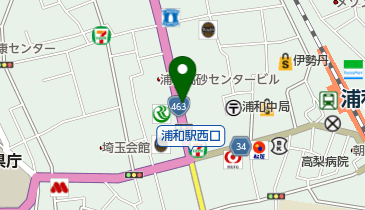 つけめんTETSU さいたま特別版の地図画像