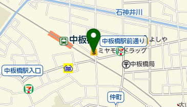 ミヤモトドラッグ 中板橋店の地図画像