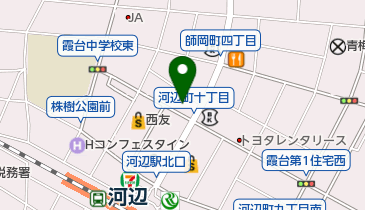ゲームプレイスHIT in(ヒット イン) 河辺の地図画像