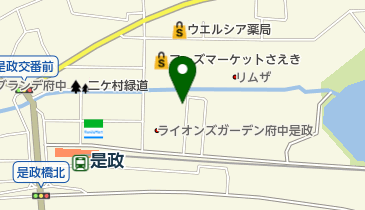 サンサン卓球広場の地図画像