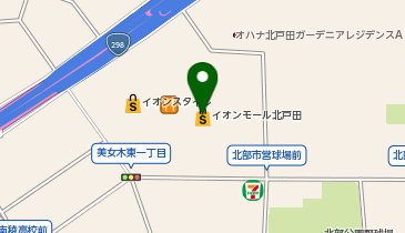 小木曽製粉所 イオンモール北戸田店の地図画像