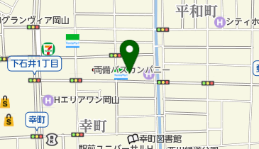 岡山個室肉寿司そば処 十平次の地図画像