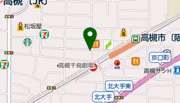 粉もん屋八 高槻店の地図画像