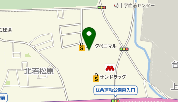 ヘアカラー専門店CASA COLOR(カーサカラー) ヨークベニマル若松原店の地図画像