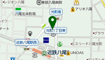 ママズスマイル近鉄八尾店の地図画像