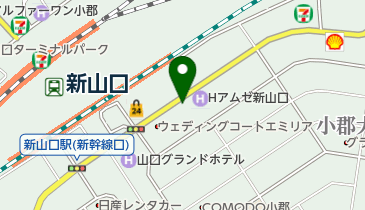 NEC山口支店の地図画像