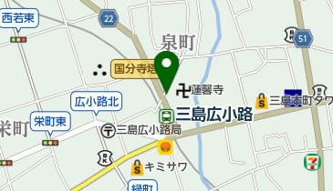 スタジオO&K 三島店の地図画像