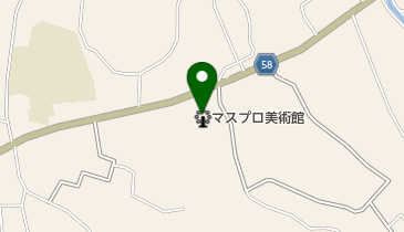 マスプロ美術館の地図画像