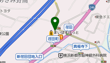 荏田本通り商店会の地図画像