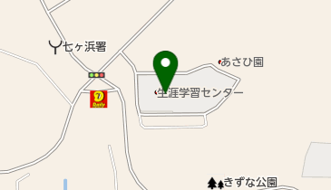 七の市商店街の地図画像