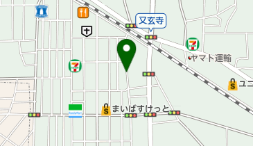 新城北口一番街商店会の地図画像