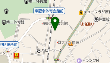 大学生協 東京インターカレッジコープ 渋谷店の地図画像