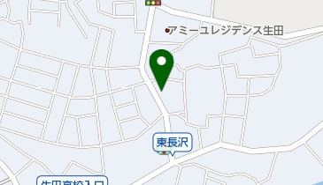 長沢団地バス停前商店会の地図画像