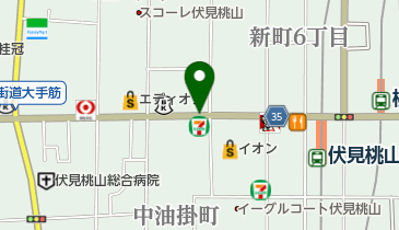 伏見大手筋商店街の地図画像