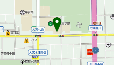 龍谷大学生活協同組合 大宮書籍購買部の地図画像