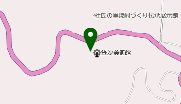 笠沙美術館(黒瀬展望ミュージアム)の地図画像