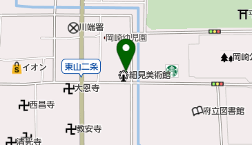 細見美術館・茶室古香庵の地図画像