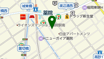 manucoffee roasters クジラ店の地図画像