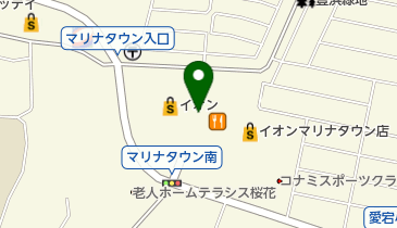 ポッポおじさんの塩からあげ イオンマリナタウン店の地図画像