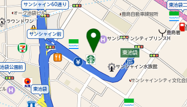 イニスフリー サンシャインシティ店の地図画像