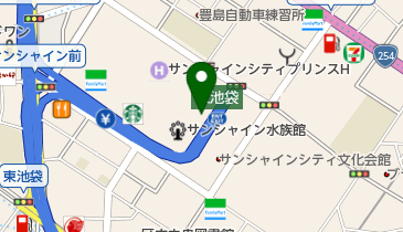 ナンジャ餃子スタジアム サンシャインシティ店の地図画像