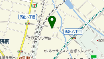 博多菓子工房 二鶴堂 本店の地図画像