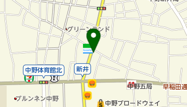 大阪じゅげむ 中野本店の地図画像