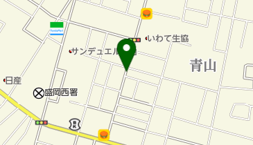 サンサン青山さん通り商店街の地図画像