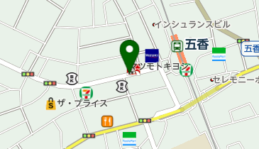 サンロード五香商店街の地図画像