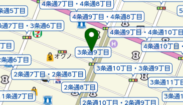 旭川緑橋ビル商店街の地図画像