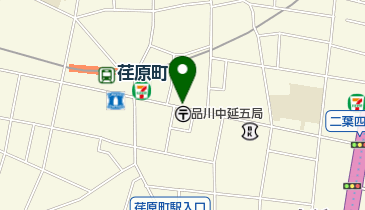 荏原町商店街の地図画像