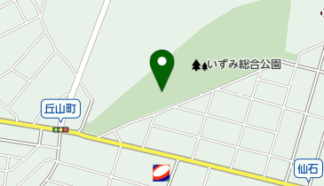 いずみ総合公園町民ゲートボール場の地図画像