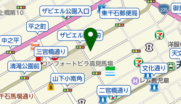 ザビエル公園の地図画像